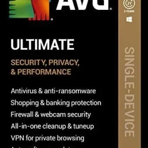 AVG Ultimate 2024 | Antivirus+Cleaner+VPN | 1 PC, 2 Year Subscription [Download]